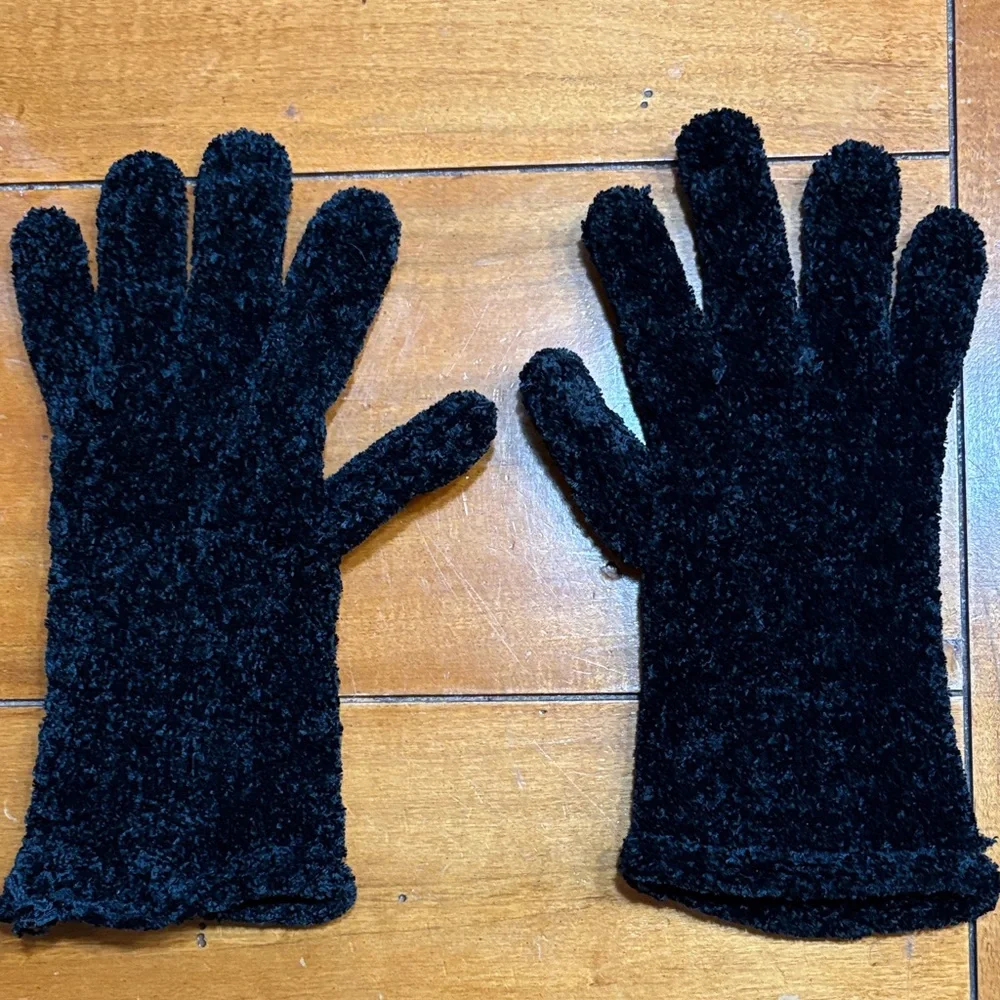 Black Soft Gloves, Stretchy and Soft